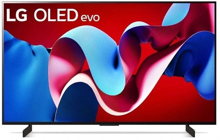 42" Телевизор LG OLED42C4RLA.ARUB черный 3840x2160, 4K Ultra HD, 120 Гц, Wi-Fi, Smart TV, webOS