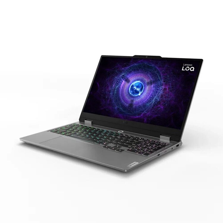 Ноутбук Lenovo LOQ 15IAX9 24Gb/SSD512Gb/RTX 3050 6Gb/15.6"/IPS/FHD/144Hz/NoOS/grey (83GS00EMRK)