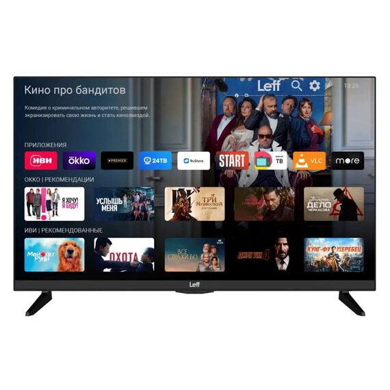 32" Телевизор LEFF 32F670S чёрный 1920x1080, Full HD, 60 Гц 32" Телевизор LEFF 32F670S чёрный 1920x1080, Full HD, 60 Гц